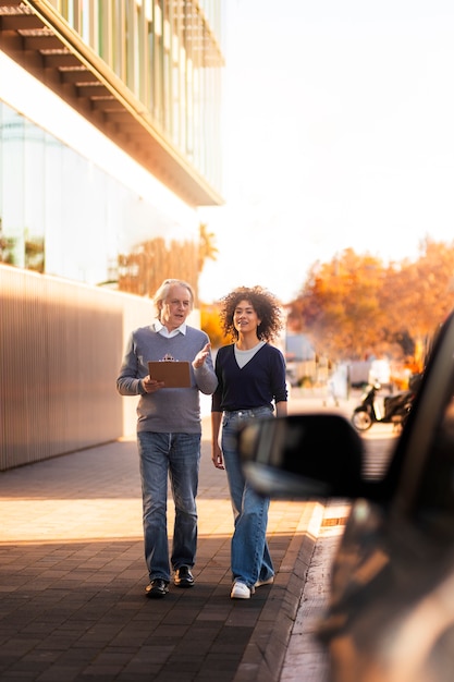 Person preparing to get driver license