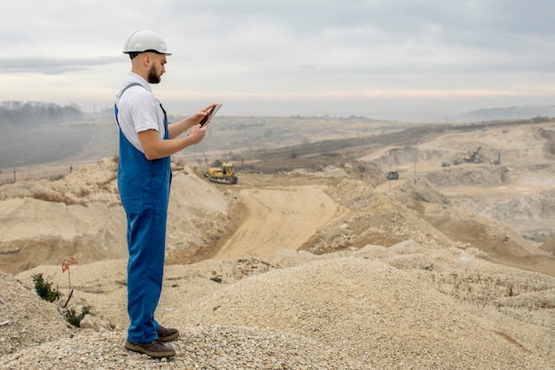 Person working in building and construction