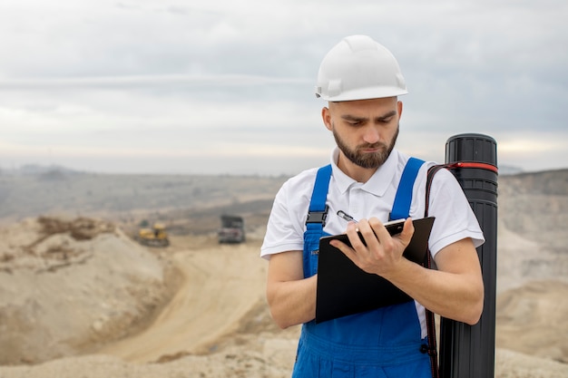 Free Photo person working in building and construction