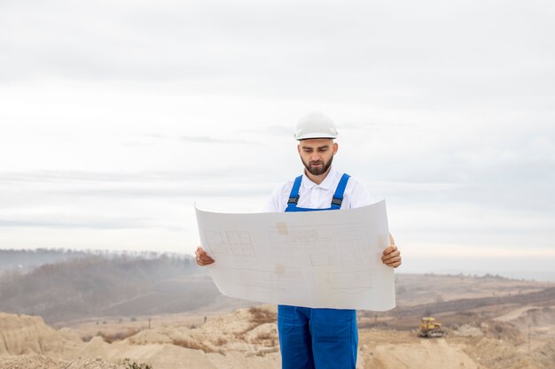 Person working in building and construction