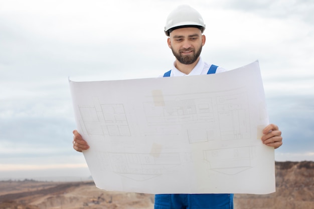 Person working in building and construction