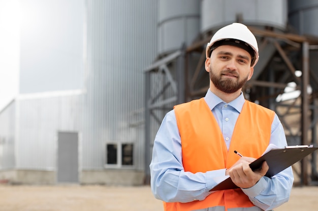 Person working in building and construction