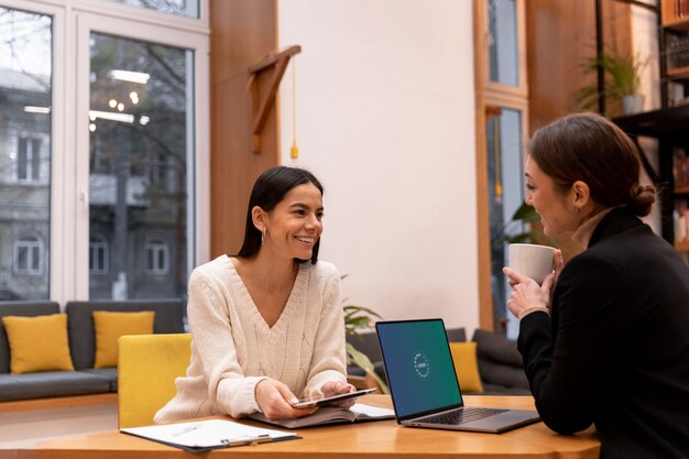 Person working in the  office