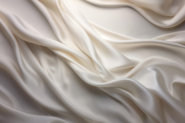 Free Photo photo of a fine white silk fabric