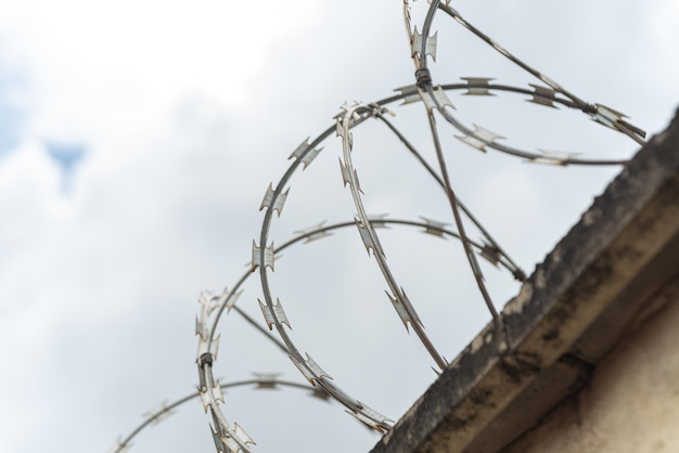 Free photo photo of a residential security fence