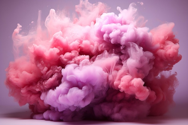 Free photo photography of ultra realistic high quality photo of a explosion colored smoke