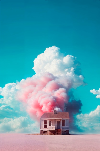 Free Photo photorealistic colorful smoke