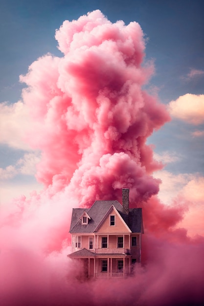 Free Photo photorealistic colorful smoke