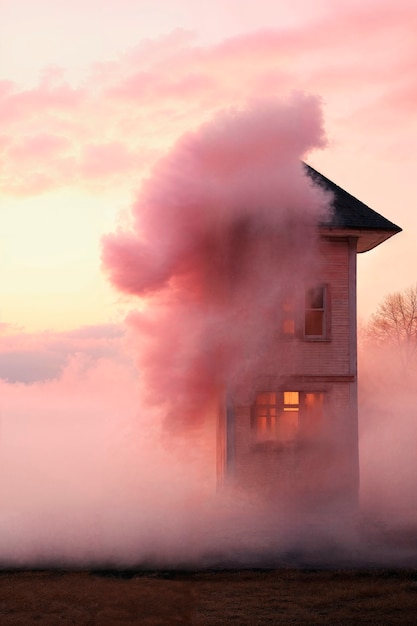 Free Photo photorealistic colorful smoke