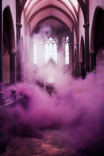 Free Photo photorealistic colorful smoke