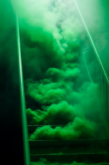 Free Photo photorealistic colorful smoke