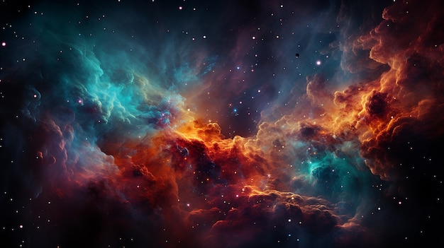 Photorealistic galaxy background