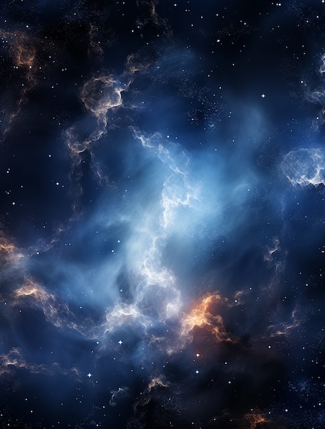 Photorealistic galaxy background