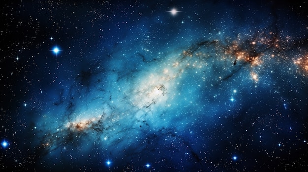 Free photo photorealistic galaxy background