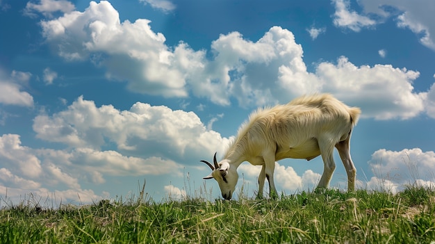 Free photo photorealistic  goat farm