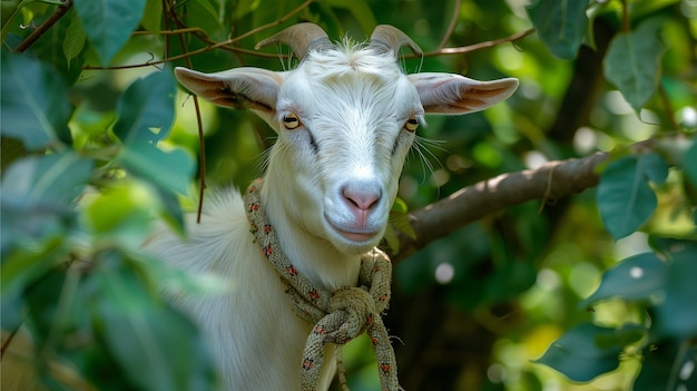 Free photo photorealistic  goat farm