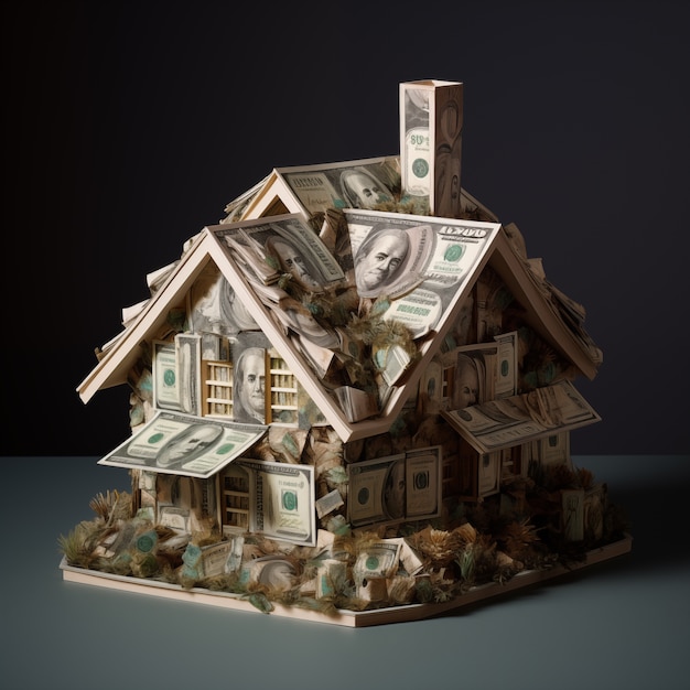 Photorealistic house money