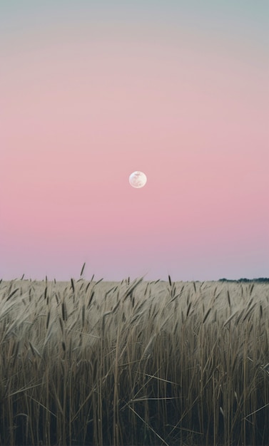 Free photo photorealistic moon with abstract landscape