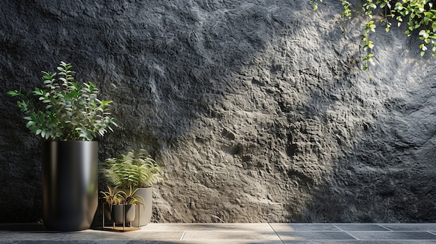 Free Photo photorealistic stone wall surface used in interior design