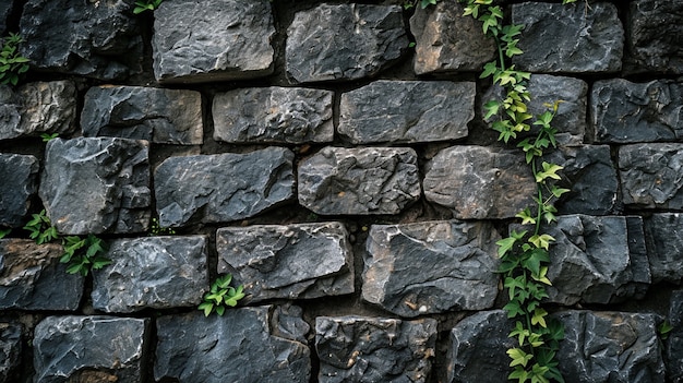 Free photo photorealistic stone wall surface