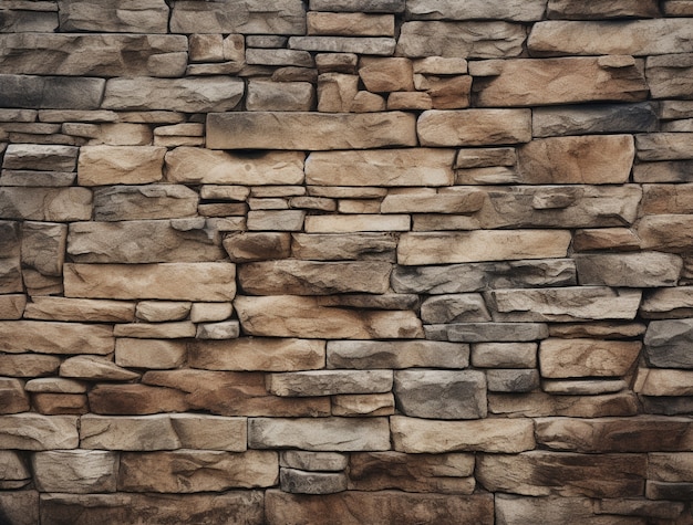 Free Photo photorealistic stone wall surface