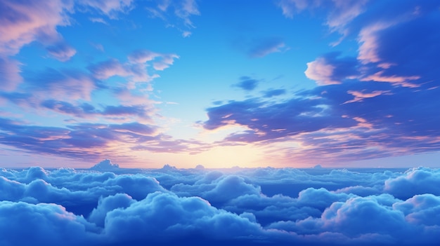 Free photo photorealistic style clouds