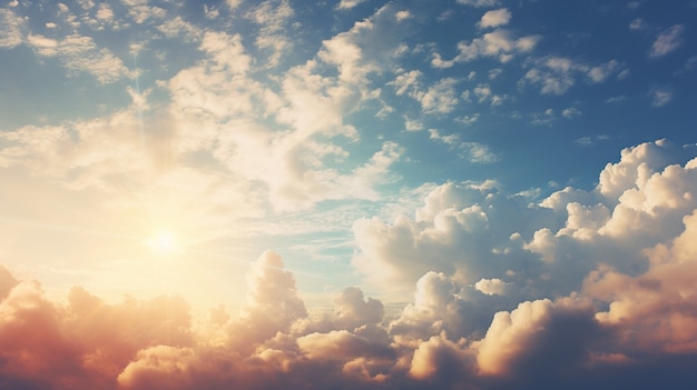 Photorealistic style clouds