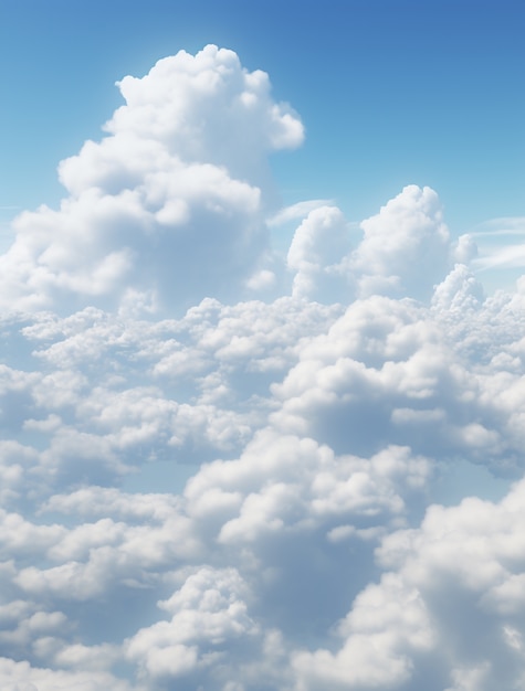 Photorealistic style clouds