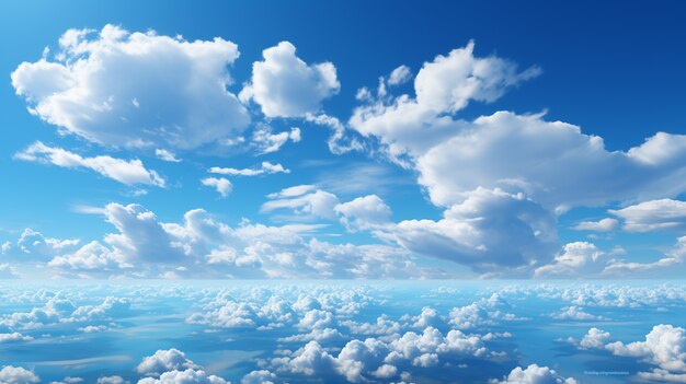 Photorealistic style clouds