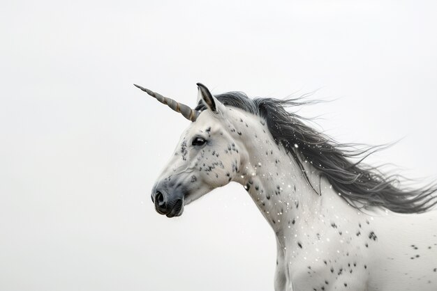 Photorealistic unicorn creature