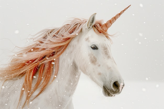 Free Photo photorealistic unicorn creature