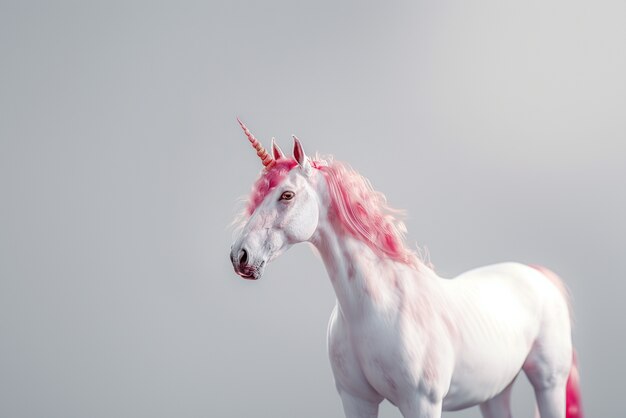 Photorealistic unicorn creature