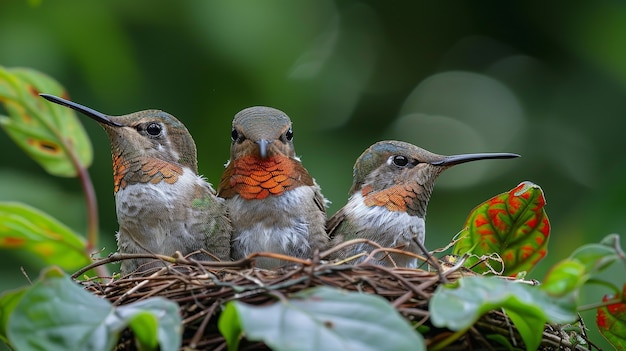 Free Photo photorealistic view of beautiful hummingbird in its natural habitat