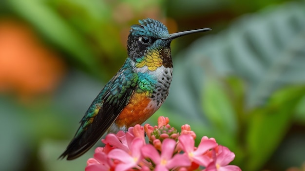 Free Photo photorealistic view of beautiful hummingbird in its natural habitat