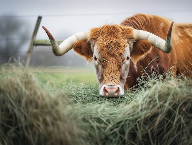 Free photo photorealistic view of cow at the barn