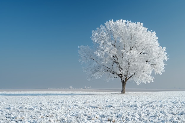 Photorealistic view of tree in nature with branches and trunk