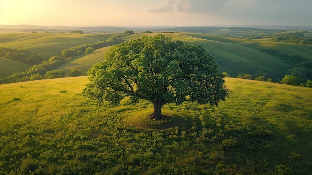 Free photo photorealistic view of tree in nature with branches and trunk