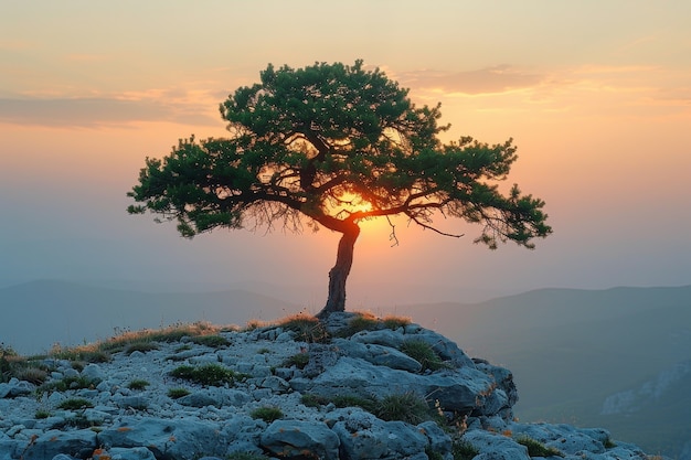 Free photo photorealistic view of tree in nature with branches and trunk