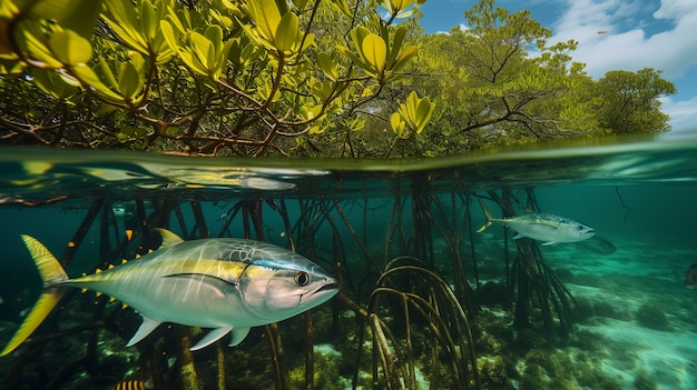 Free photo photorealistic wild tuna day celebration