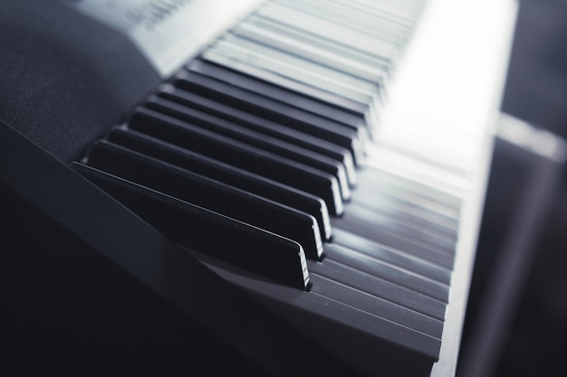 Free photo piano keyboard