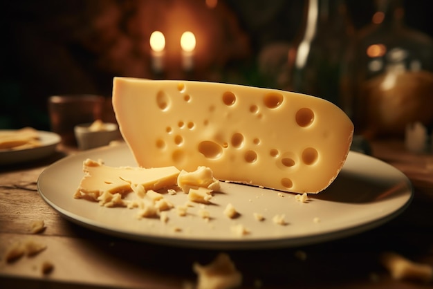 A piece of cheese