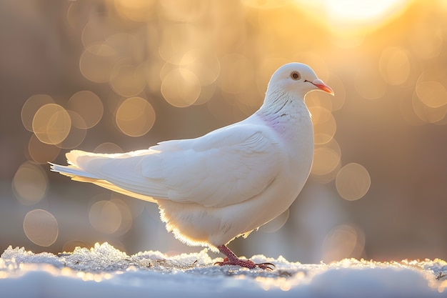 Free photo pigeon in natural environment