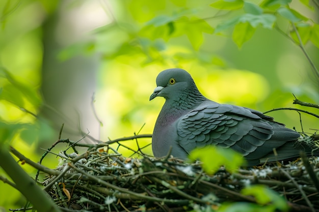 Pigeon in natural environment