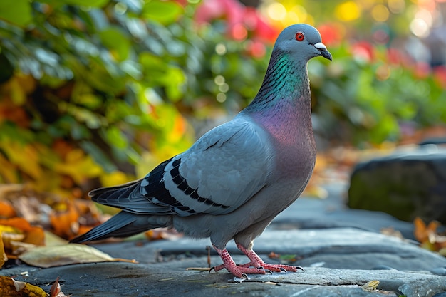 Pigeon in natural environment