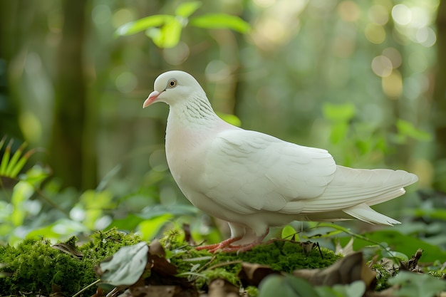 Free photo pigeon in natural environment