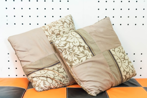 Free Photo pillow on sofa decoration