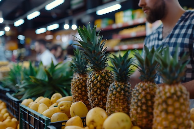 Pineapples ready for sale