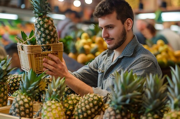 Pineapples ready for sale