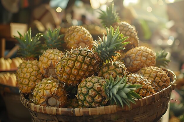 Pineapples ready for sale