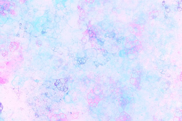 Pink and blue bubble art pink background feminine style